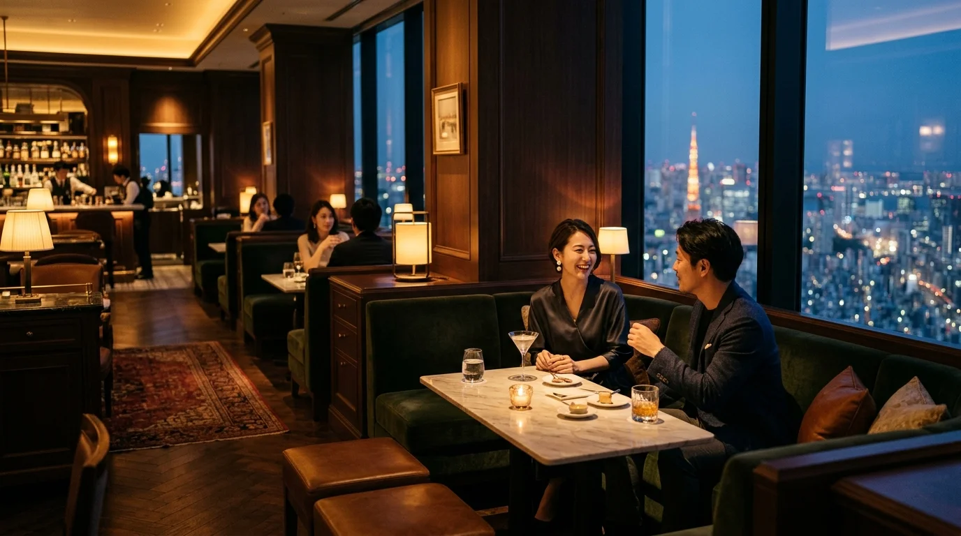 既婚者同士の初デートで選ぶべき静かな個室カフェ＆ラウンジの条件